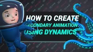 How to create secondary animation using dynamics in Maya [RUS]