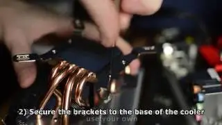 How To Install A Be Quiet! Shadow Rock Slim Cooler