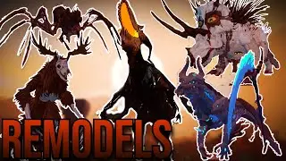 SPOOKY REMODELS.. EVERY Halloween Remodel Showcase | Dinosaur Simulator Halloween Update