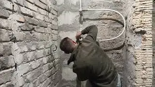 видеофиксация моего отопления перед штукатуркой
