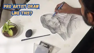 Graphite pencil portrait drawings for beginners