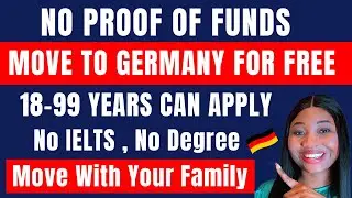 MOVE TO GERMANY FOR FREE IN 30 DAYS | FREE VISA, FREE FLIGHT, NO IELTS | APPLY NOW