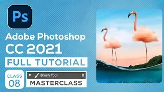Adobe Photoshop CC 2021 Brush Tool Tutorial For Beginners | Bangla | Class 08