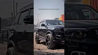 Scorpio N With Massive Tyre 🖤🔥 #shorts #scorpion