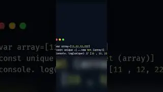 Filter unique values