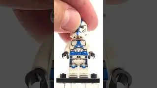 LEGO SW1246 Minifigure Clone Trooper Officer, 501st Legion torso 