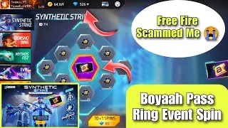 Free Fire Scammed Me😭 Free Fire Booyah Pass Ring Event Spin | Free Fire