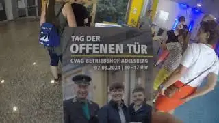 Посещение трамвайного депо Адельсберг. Хемниц 7. 9. 2024