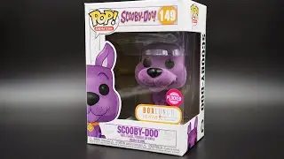 Scooby Doo Purple Flocked Funko Pop Box Lunch Exclusive