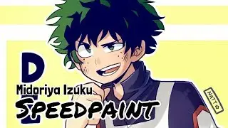 Midoriya Izuku - Boku no Hero Academia (Speedpaint)
