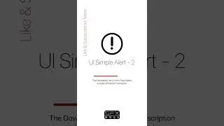 UI Simple Alert ⚠ / Alarm Sound / Message Notification sound 