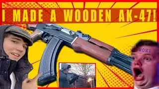 How to make an AK47 stock - AK-47 REAL WOOD FURNITURE UPGRADE! (Airsoft)