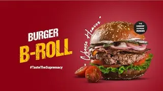 Burger B Roll | Food B Roll | Cinematic Burger Video