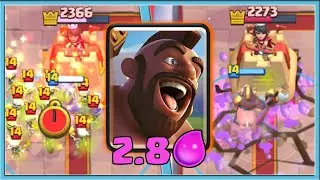 🔥 ONE MORE META! EARTHQUAKE HOG DECK FOR 2.8 ELIXIR / Clash Royale