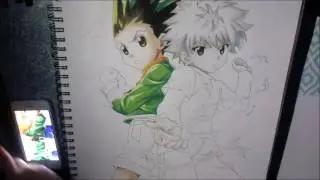 Speed Drawing Gon & Killua | Hunter X Hunter