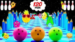 Come Bowl With Us And Learn Your Abcs And Counting With Fruits And Vegetables!