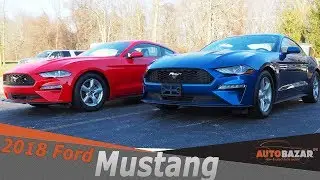 2018 Ford Mustang Facelift Видео. Тест драйв Форд Мустанг рестайлинг 2018 на Русском. Авто США.