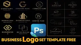 Business Logo Set Template-PSD Free