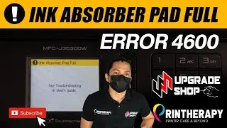 INK PAD ABSORBER FULL  ERROR 4600  BROTHER MFC J3530DW MFC J3930DW  MFC J2330DW  MFC J2730DW