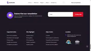 Eduplan - Footer - Joomla 4.3.2 - SP Page Builder 3.8.9 - Helix Ultimate 2.0.13