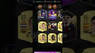 my best Barcelona team #реки #football #madfut