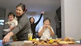 flip the bottle challenge | mcdo and nandos food |