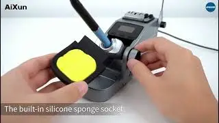 AiXun T380 Portable Soldering Station |Heating and melting tin in 1 second Adjustable standby holder