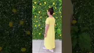 Летнее платье спицами из пряжи Gazzal baby cotton 