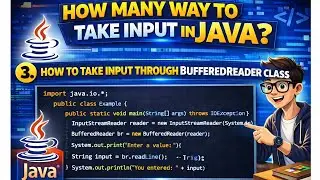 How to take input through BufferedReader Class? Part-7 
