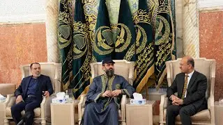 استقبل شيخ الكسنزان السيد علي حسين عضو المكتب السياسي للحزب الديموقراطي الكوردستاني