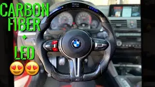 Carbon Fiber LED Steering Wheel For My F80 M3!