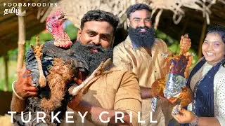 Turkey grill | வான்கோழி grill |🦃 Chicken recipe | Food&foodies #turkey #chicken #cooking #couple