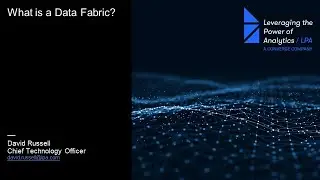 11/9 Analytics User Group Session - Why Everyone is Talking About Data Fabric