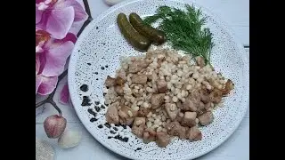 Перловая каша с мясом! Просто и вкусно!