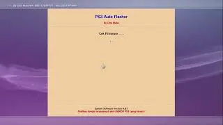 Bukti PS3 Auto Flasher berhasil di HFW 4.87 - PS3 NOR