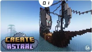 Minecraft 1.18.2 Create Astral - #01 В путь к дивным мирам