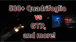 Tuned Alfa Romeo Quad VS Hellcat Redeye, GTR, Q50, and 5.0