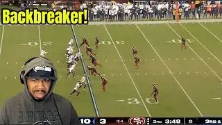 THIS WAS A BACKBREAKER! Seahawks vs 49ers!!