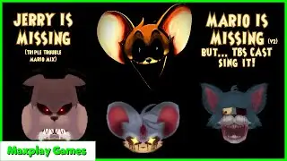 JERRY IS MISSING - Mario is Missing V2 (Triple Trouble Mario Mix) but TBS Cast sing it! | FNF COVER