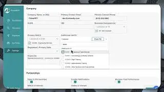 PrimeRFP Settings