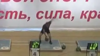 Гиревой спорт - рывок из последних сил / Kettlebell lifting - the last effort