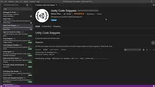 Visual Code installation and Unity 2019 Integration