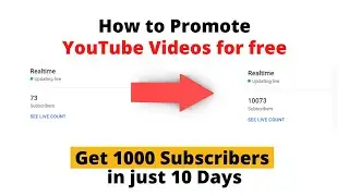 How to Promote your YouTube Channel for Free | How to Grow on YouTube 2021🔥🔥 | AG Tech