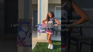 We are late!! 😅Korean mom on first day of school 👩🏻🤳👩🏽‍🦱 #firstdayofschool #juniorhighschool
