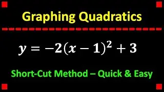 Graphing Quadratics in Vertex Form: A Short Cut Method