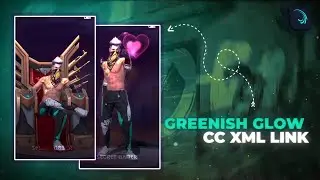 NEW LOBBY GREENISH GLOW HD QUALITY CC ALIGHTMOTION FF XML || NEW TREND FF 🍁 4K QUALITY CC XML