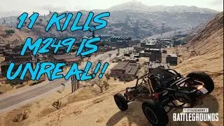 M249 Destruction! 11 Kills!! (Xbox one X Squads)