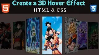 Design a 3D Hover Effect Image Grid with HTML & CSS | Easy Web Design Tutorial
