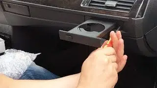 Замена подстаканника BMW на E60