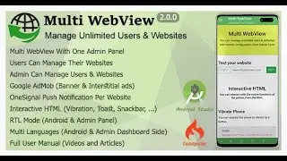 Multi WebView + Admin Panel